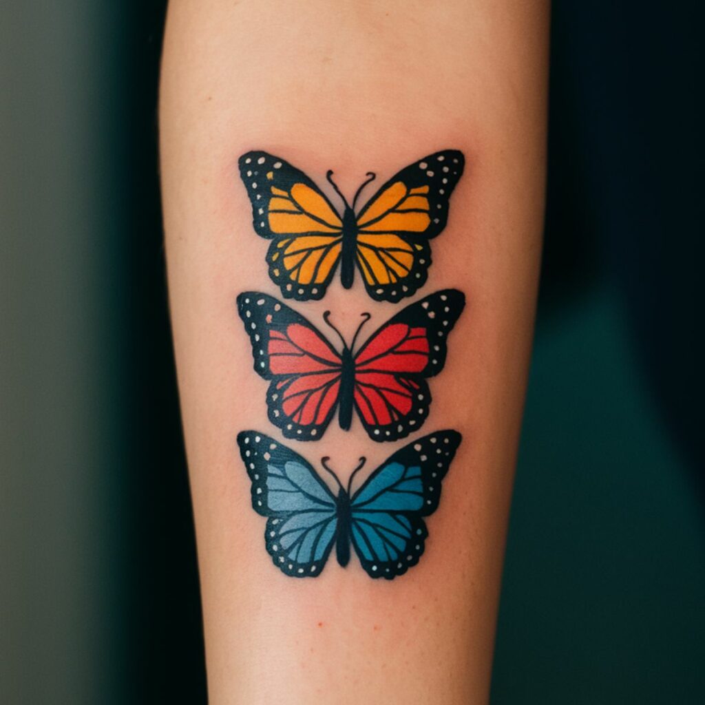 Schmetterling-Tattoo