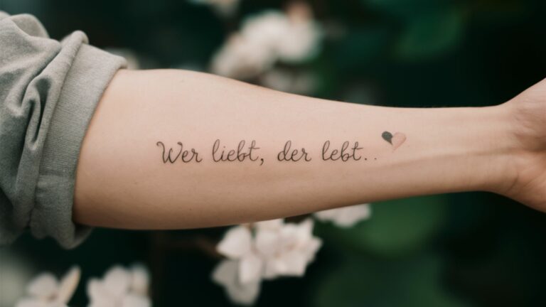 Taetowierung auf dem Arm