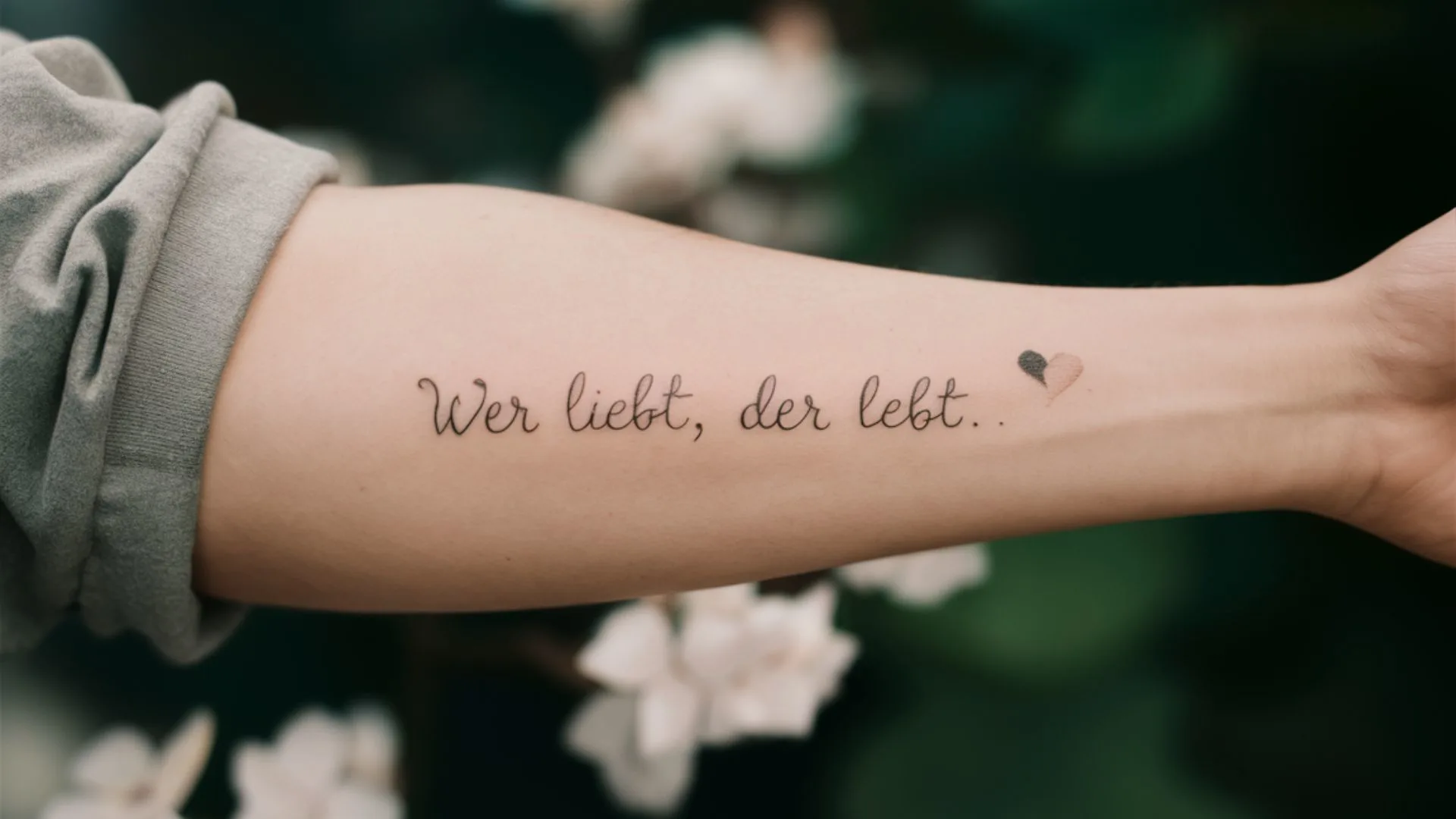 Taetowierung auf dem Arm