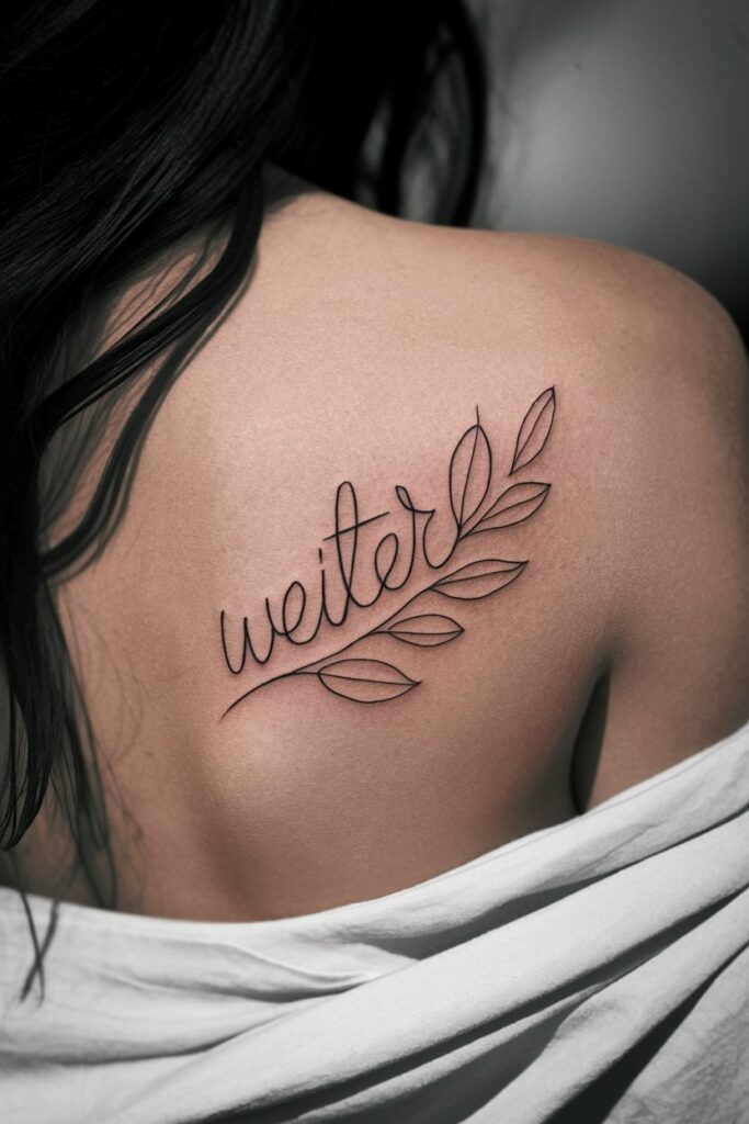 „Weiter-Tattoo