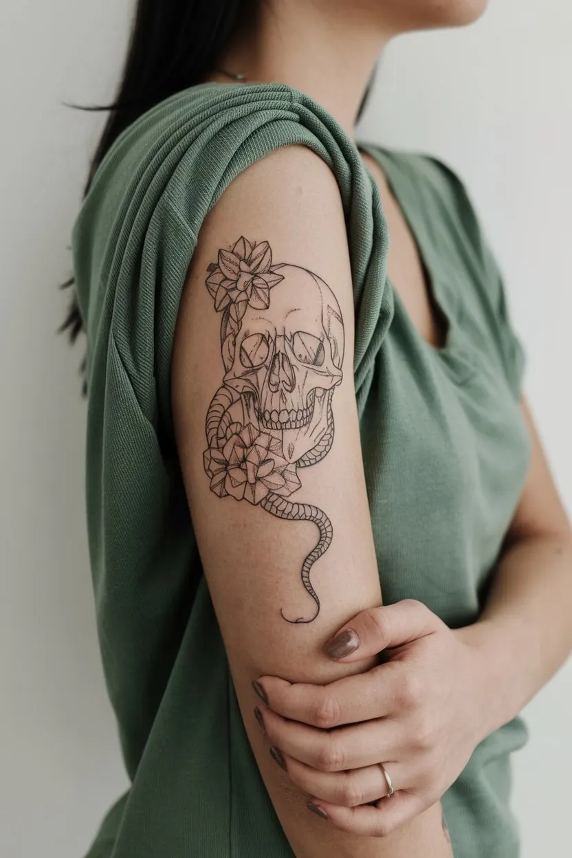 Abstraktes Arm Tattoo