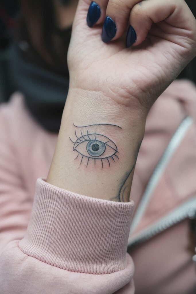 Augen-Tattoo