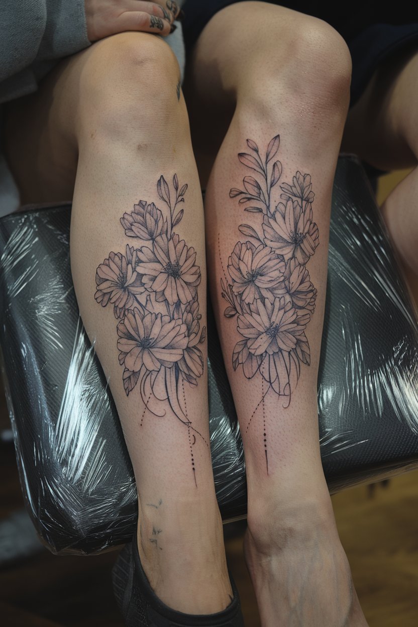 Blumen-Tattoos