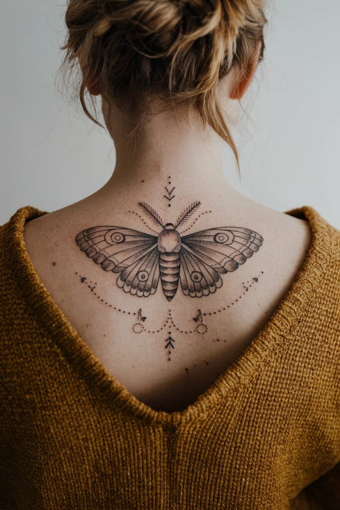 Boho-Motten-Tattoo