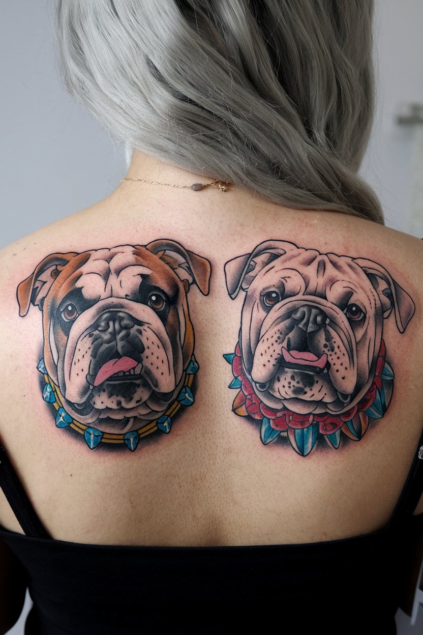 Bulldogge-Liebe