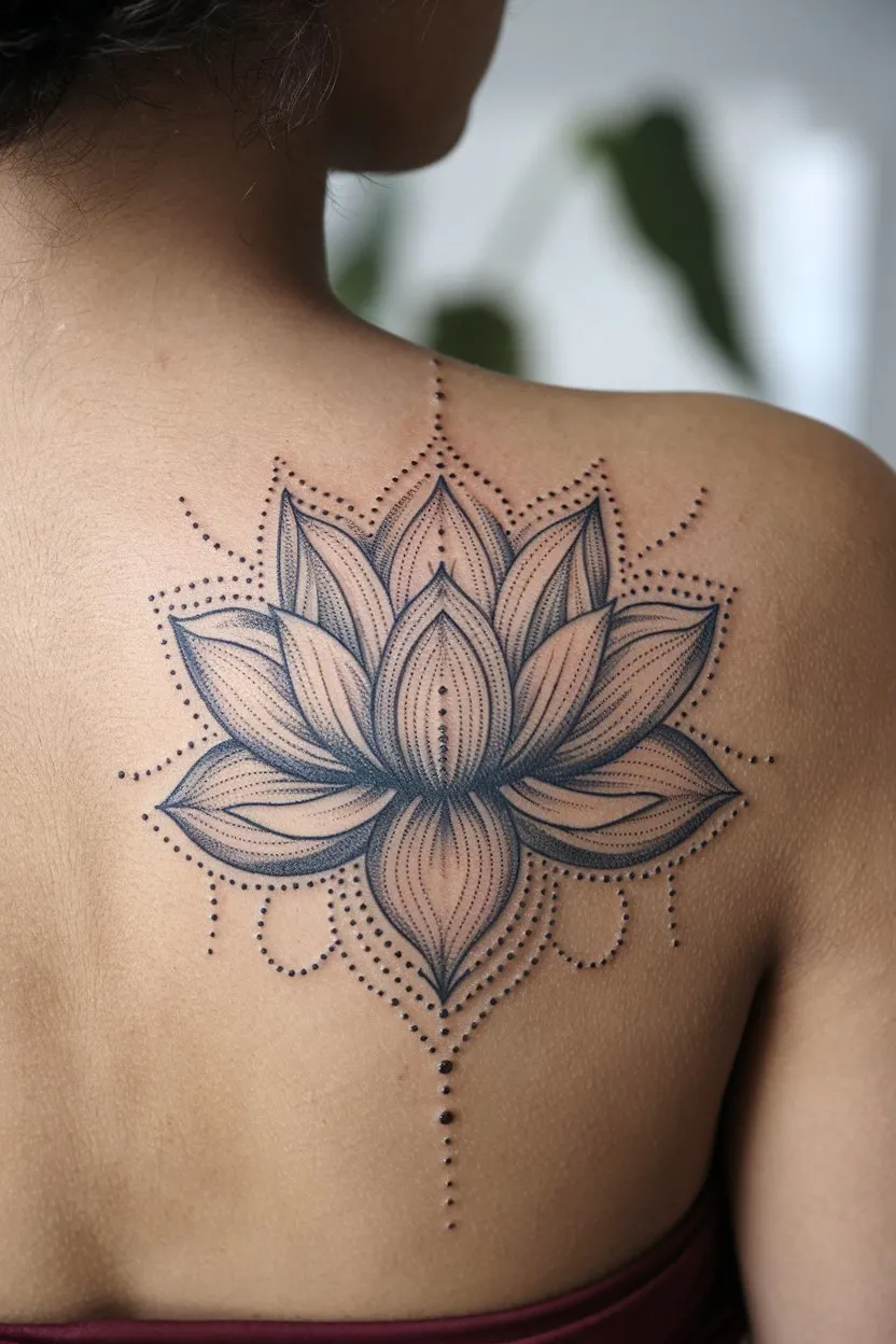 DotWork Lotusblume