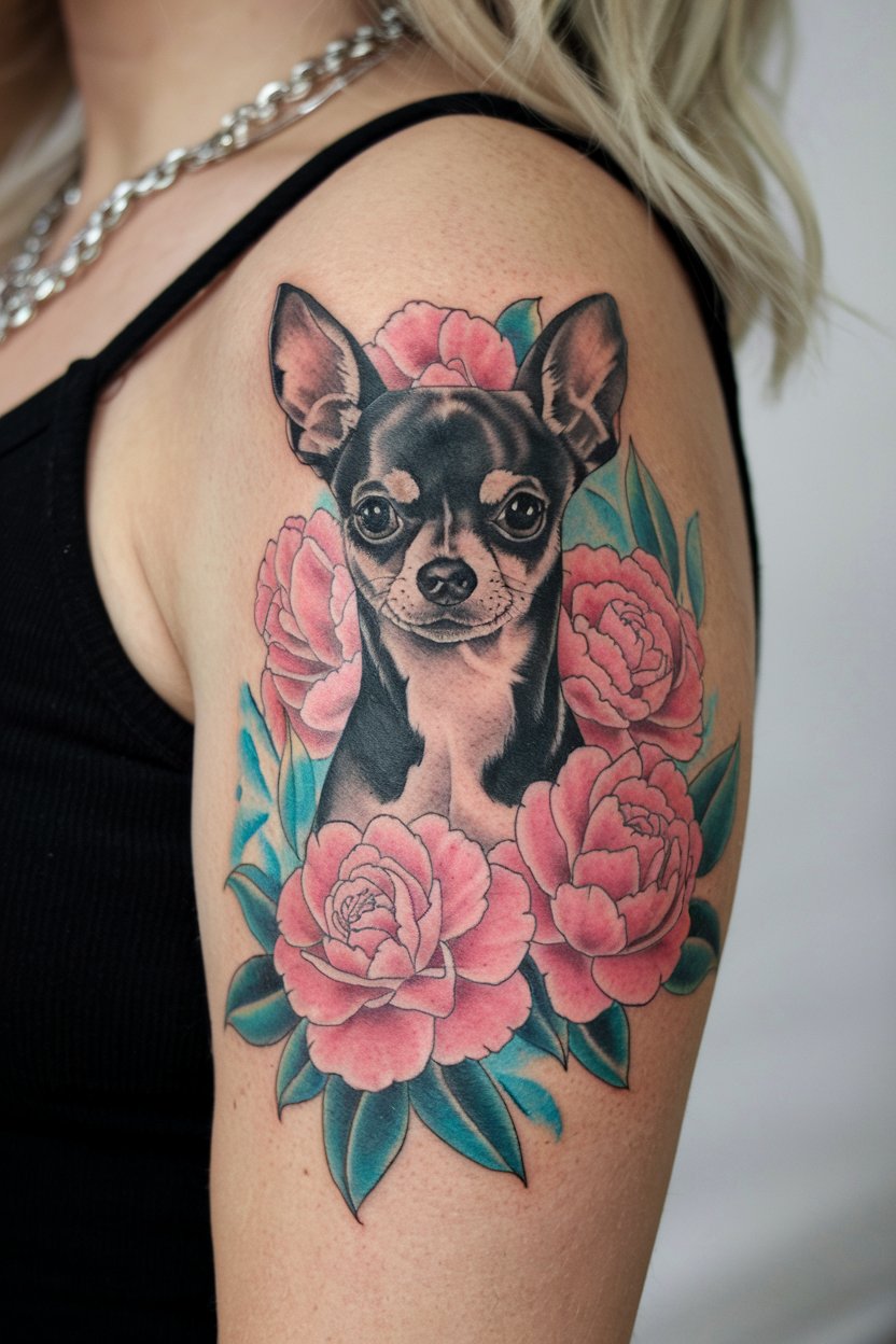 Floraler Chihuahua 