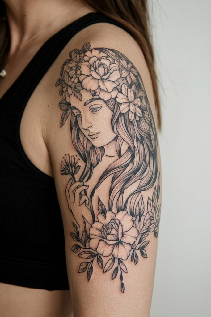 Florales Tattoo