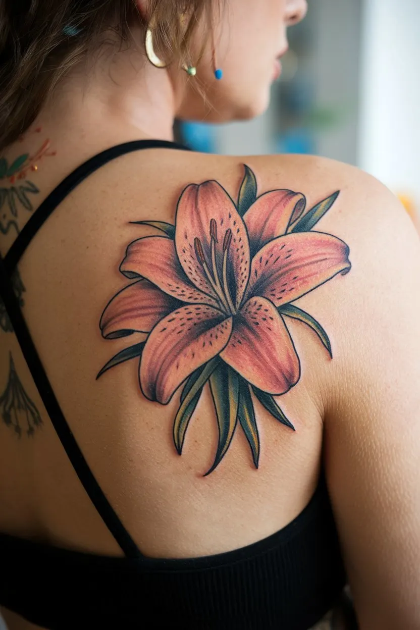 Geburtsblumen-Tattoo