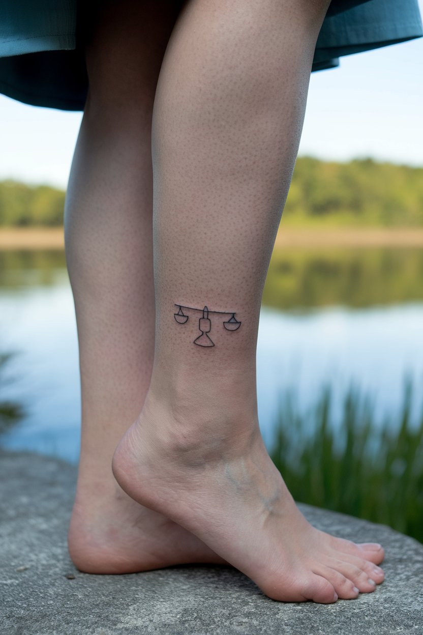 Gleichgewichtssymbol tattoo