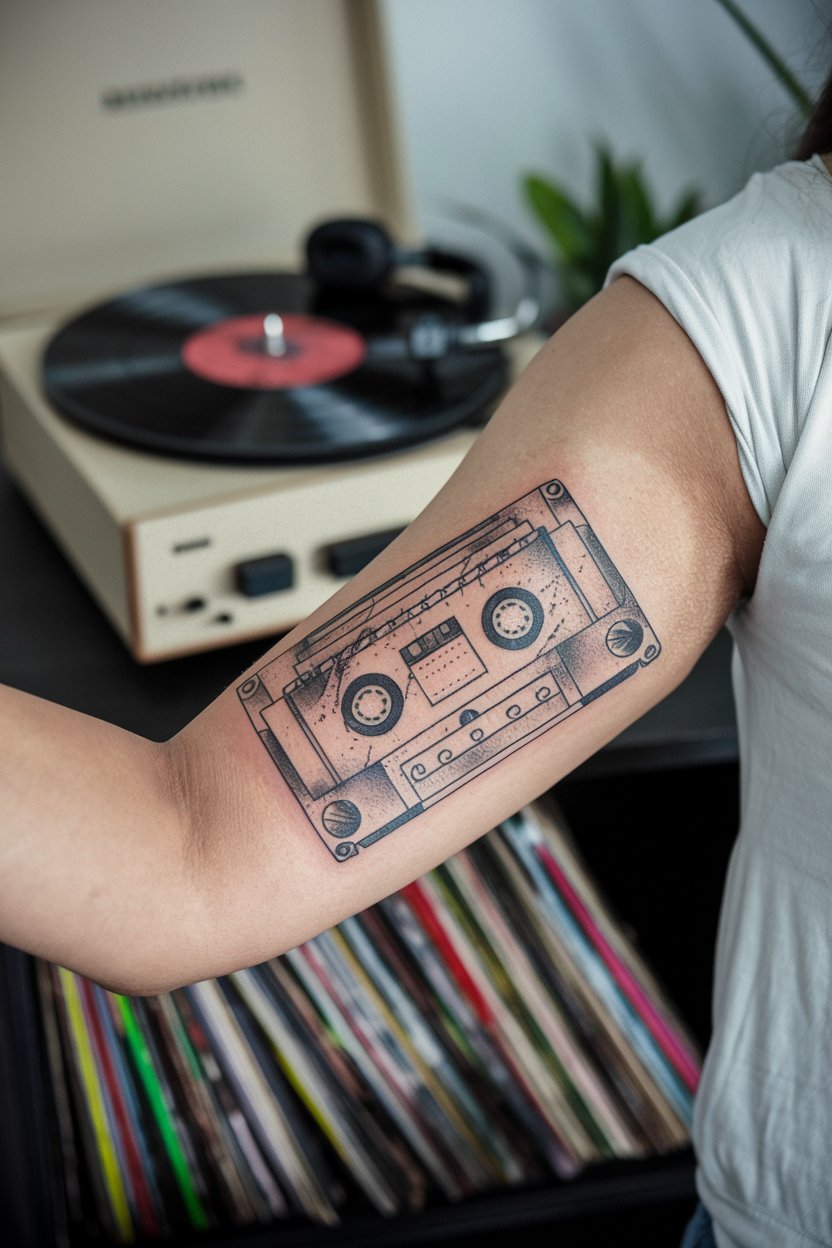 Kassette vintage Tattoo