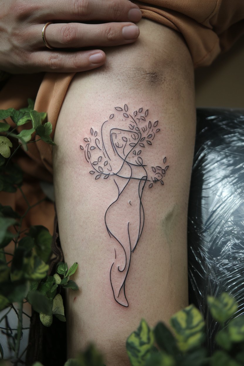 Linework Kraft Tattoo