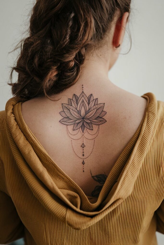 Lotus Boho-Tattoo