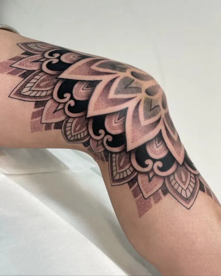 Mandala Dotwork Tattoo