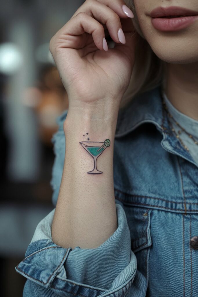 Mini-Martini-Tattoo