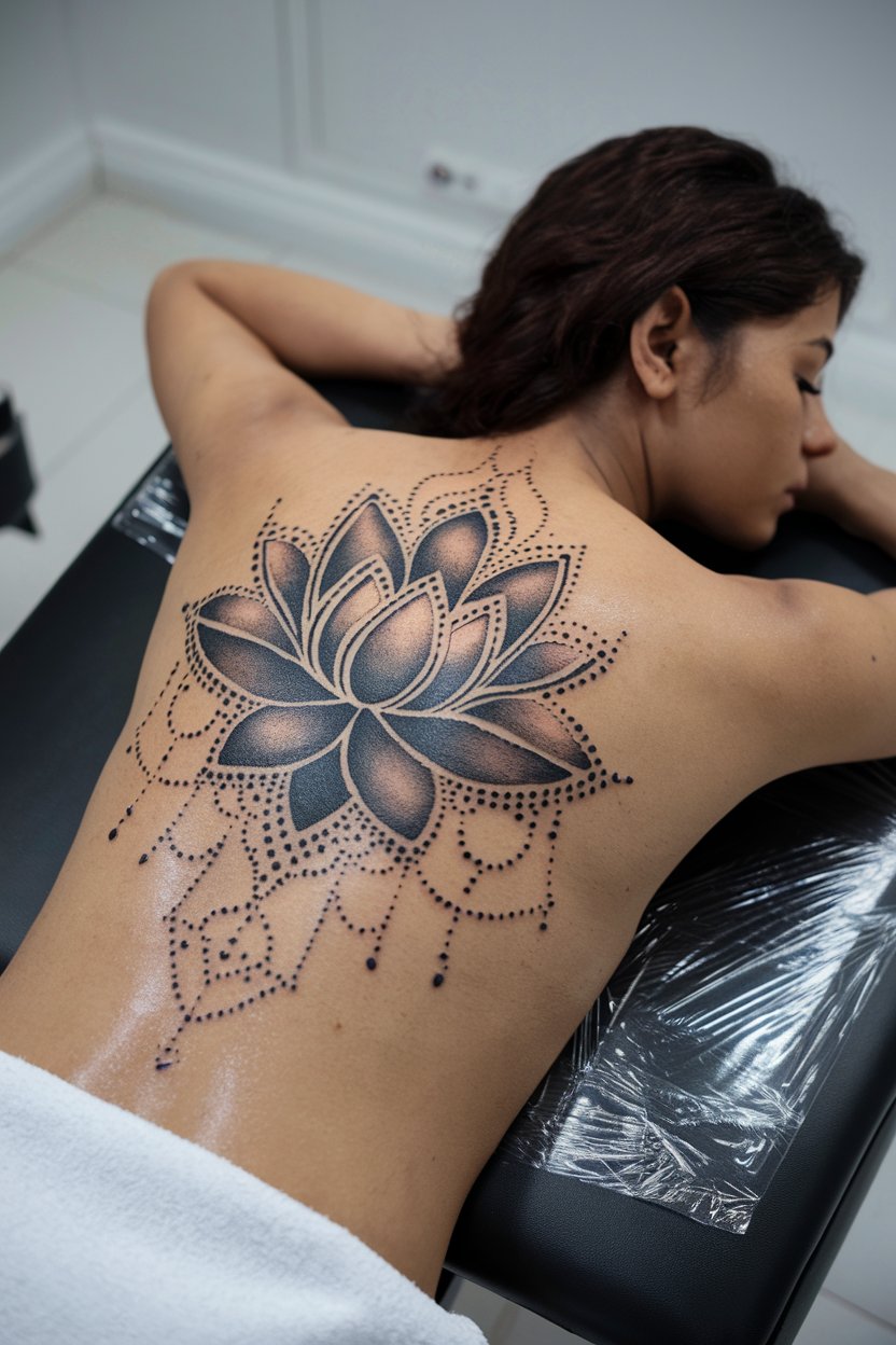 Ornamentales Dotwork Tattoo