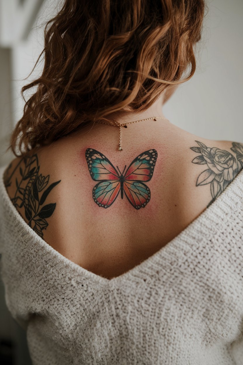 Schmetterling Tattoo