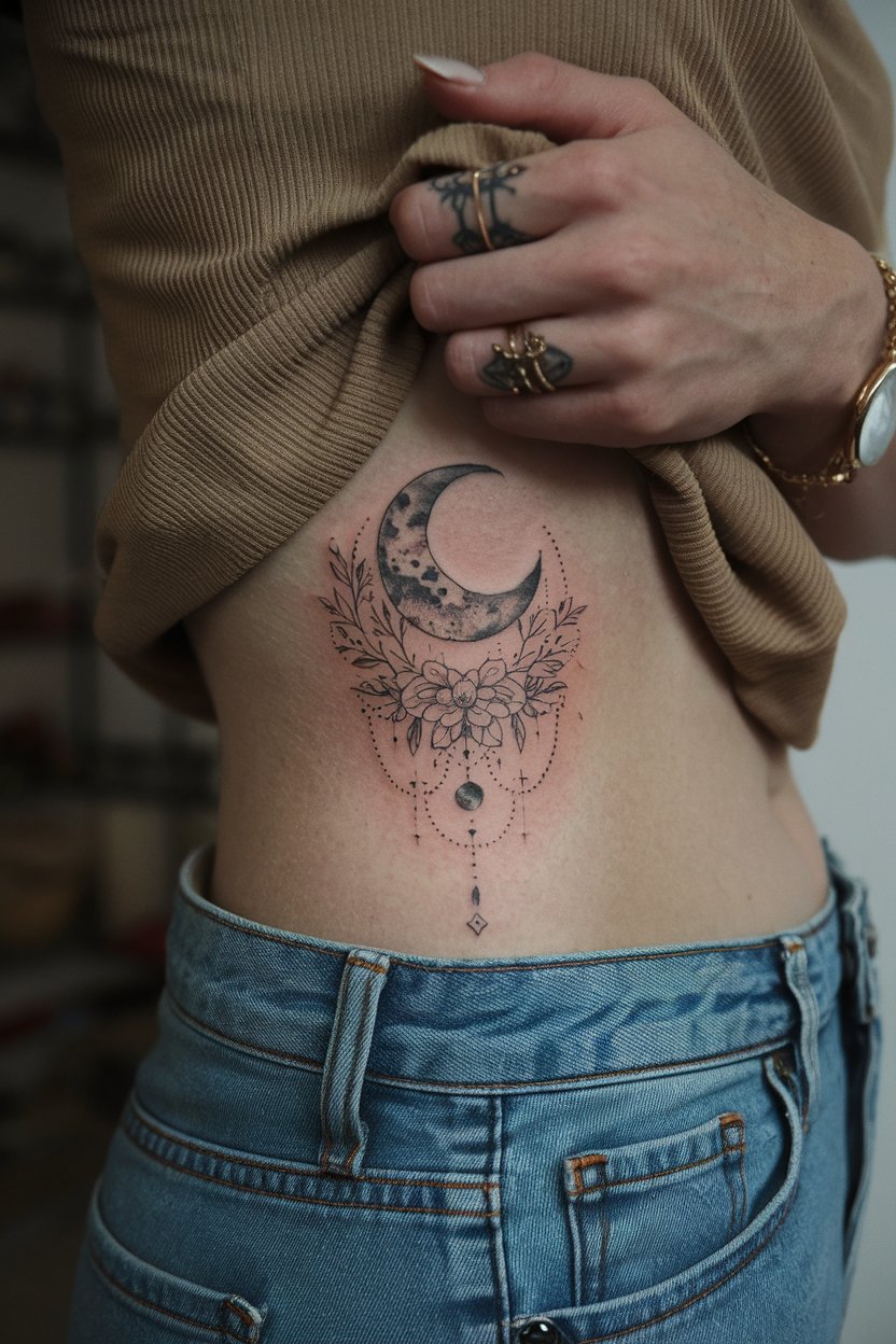 Sueßes Mond Tattoo