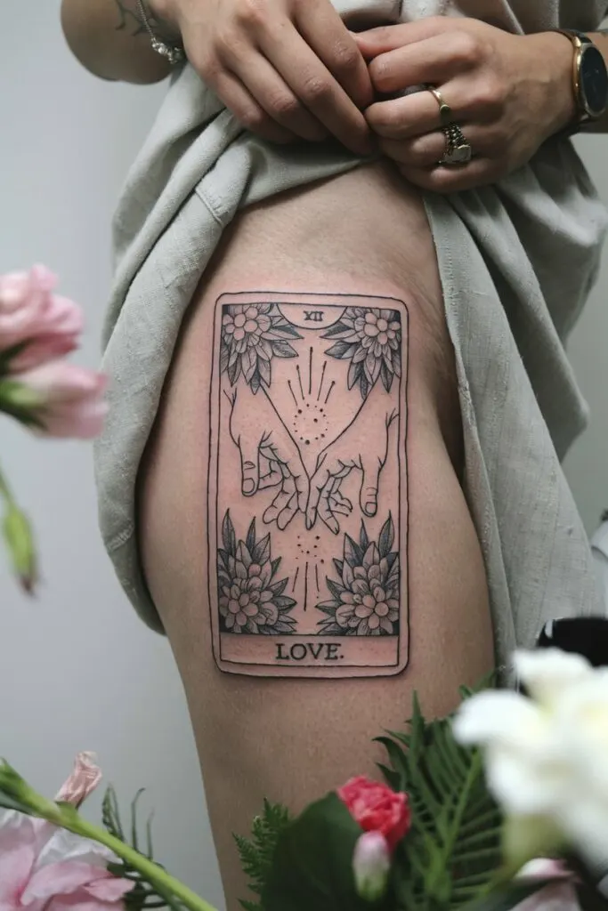 Tarotkarten-Tattoo