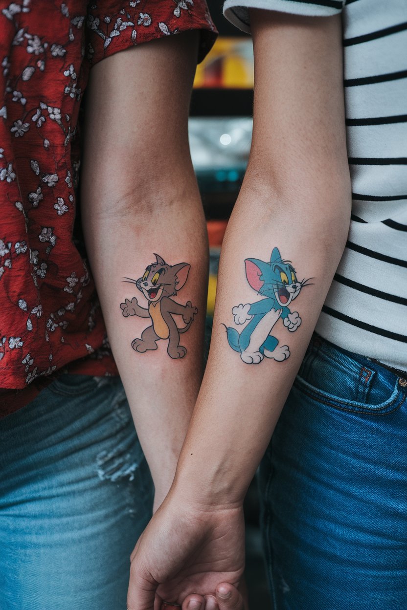 Tom und Jerry Tattoo