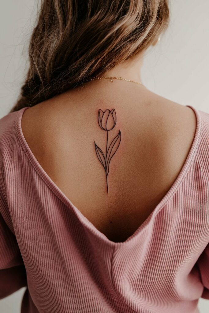 Tulpe Boho-Tattoo