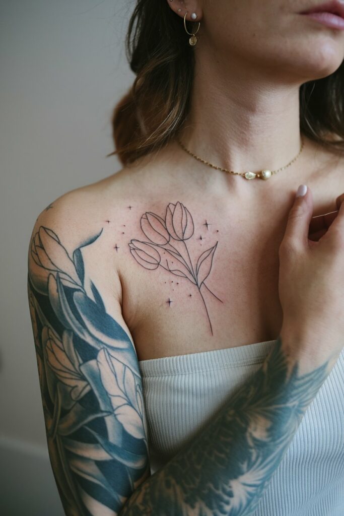 Tulpen-Tattoo