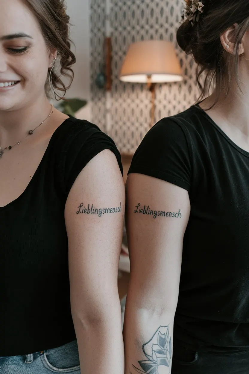 Uebereinstimmende Tattoos