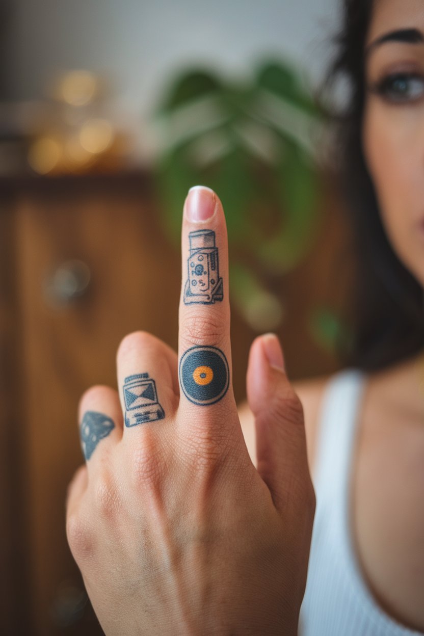 Vintage-Finger-Tattoos