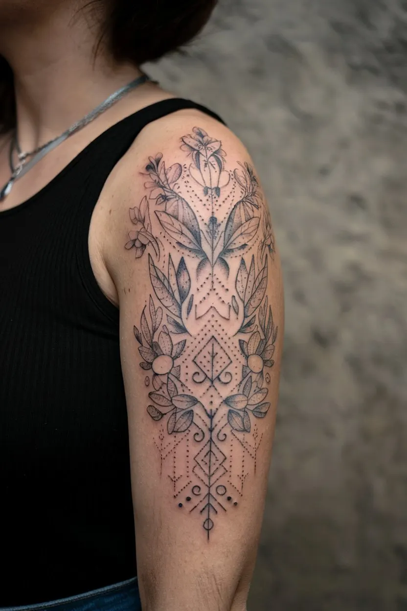 Volklores Arm-Tattoo