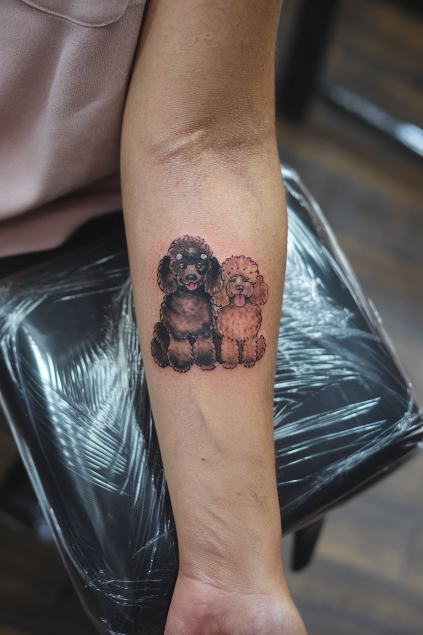 Wuffiges Hundetattoo