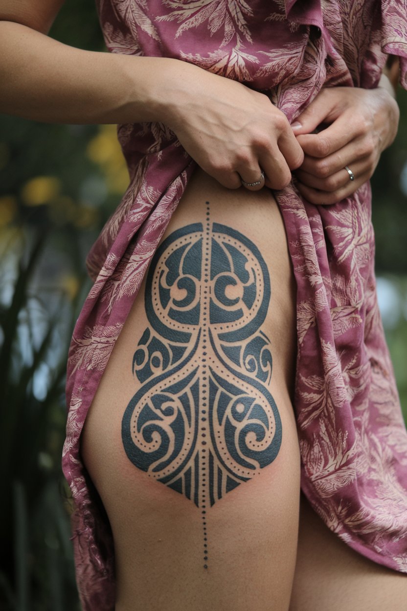 Wunderschoenes Maori Tattoo