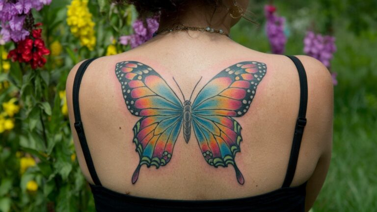 21 schoenen Schmetterlings-Tattoos