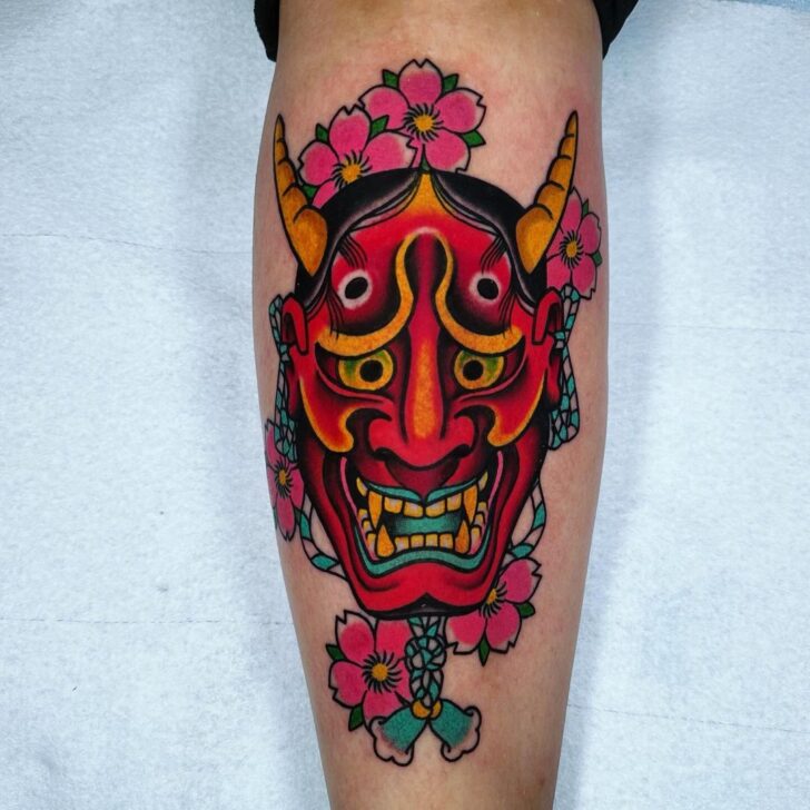 Hannya Maske Tattoo