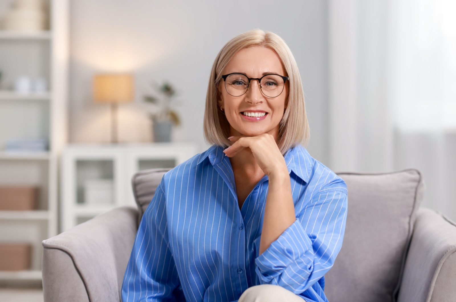 Frau mittleren Alters