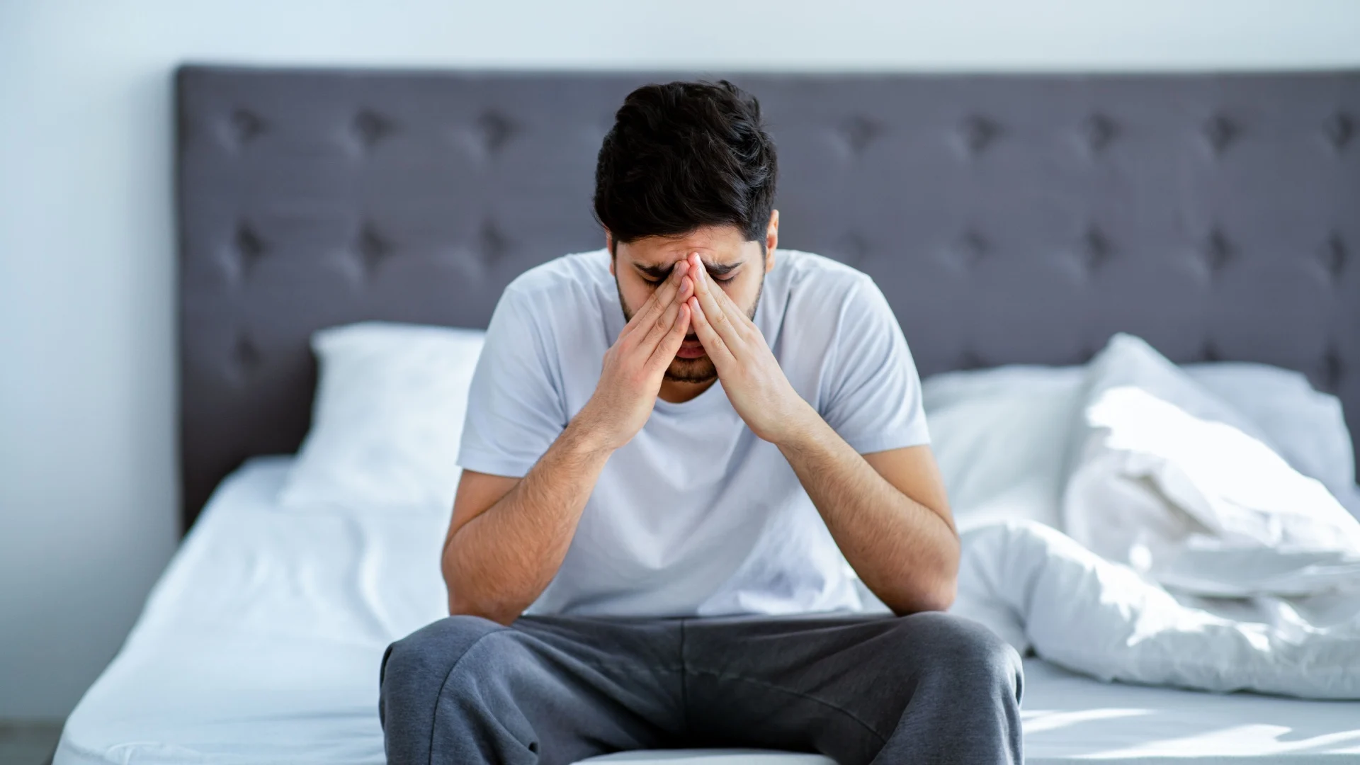 ungluecklicher Mann