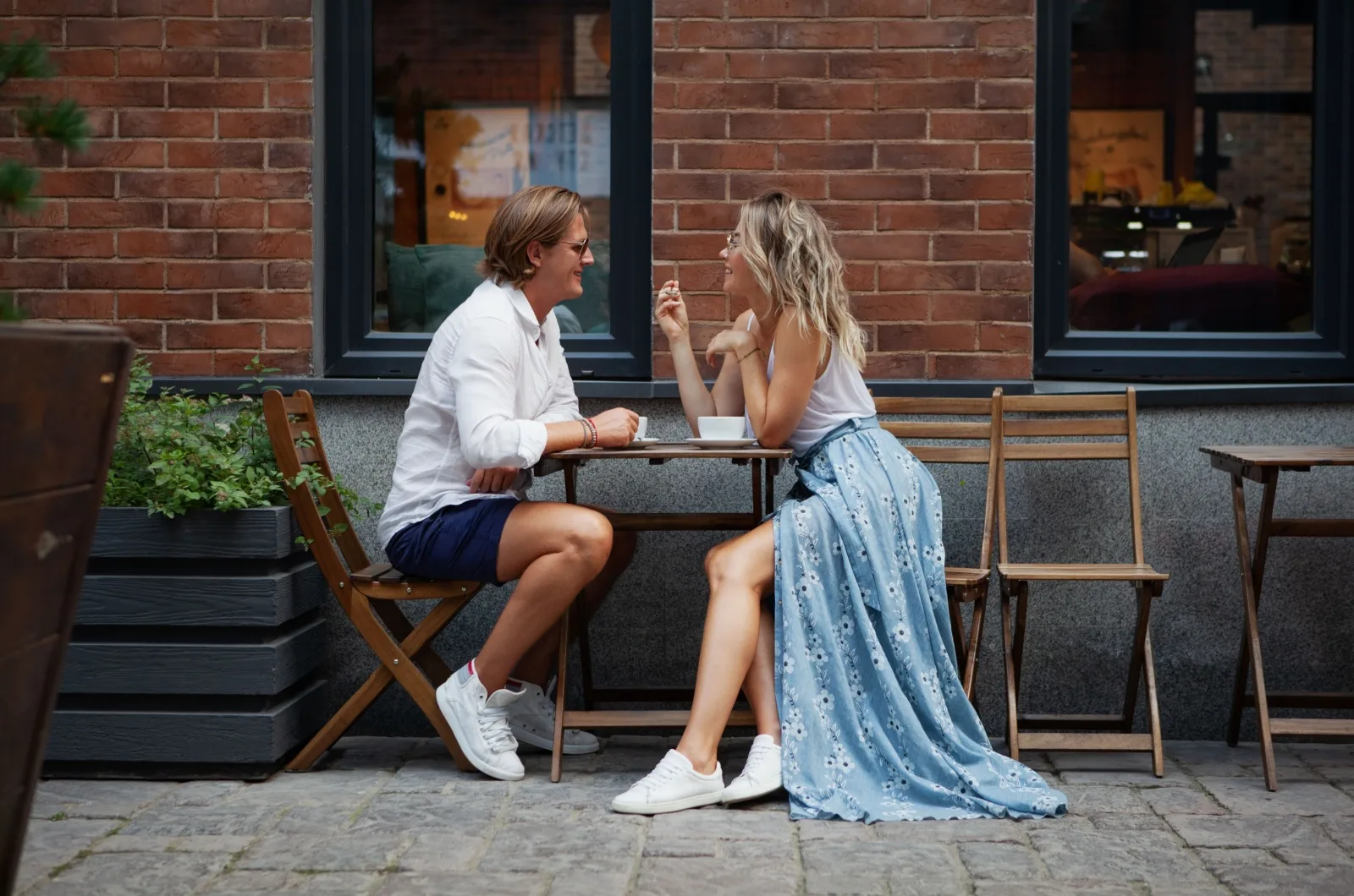 junges Paar im Cafe