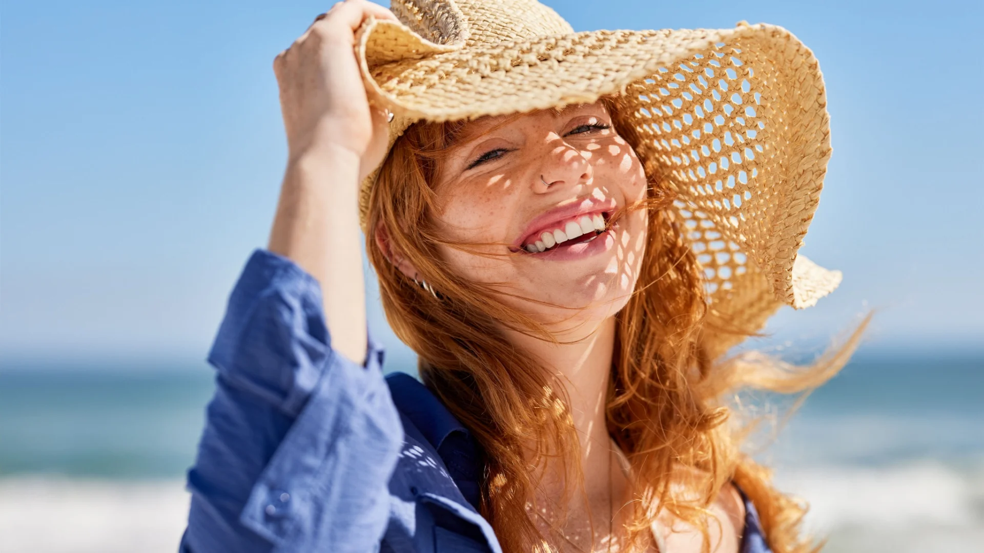 Frau im Sommer