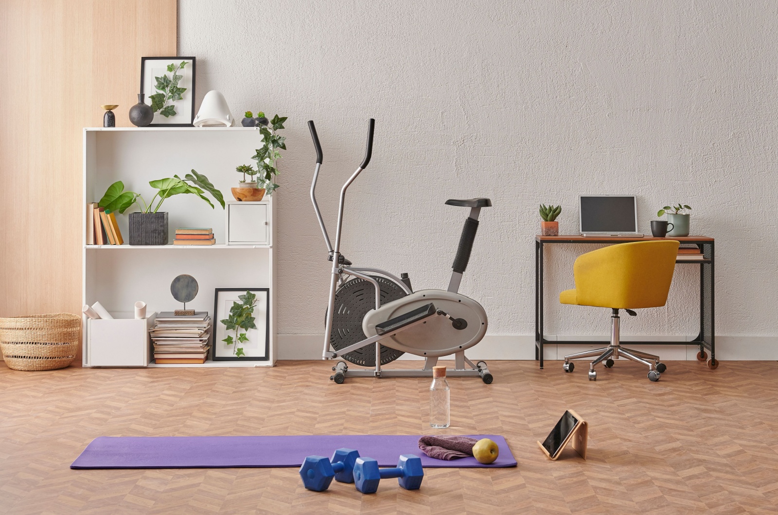 Fitnessgeräte im Haus
