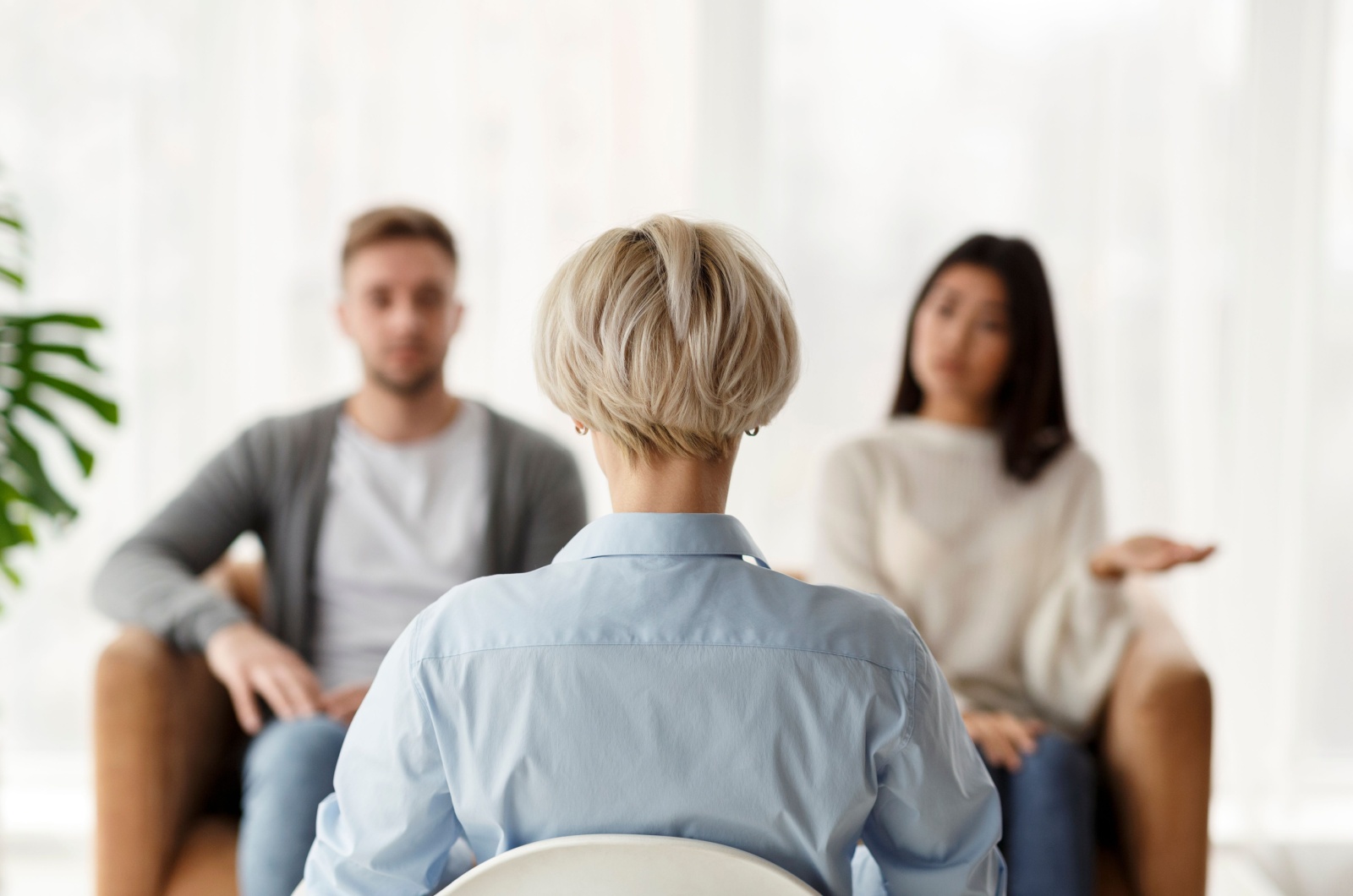 Paar bei der Therapie