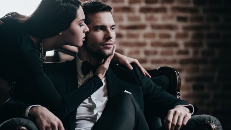 mann und frau haben eine affaere