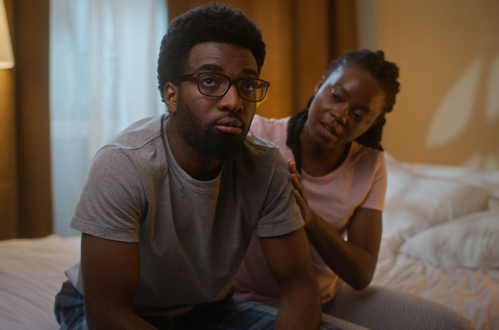 frau moechte mit mann reden