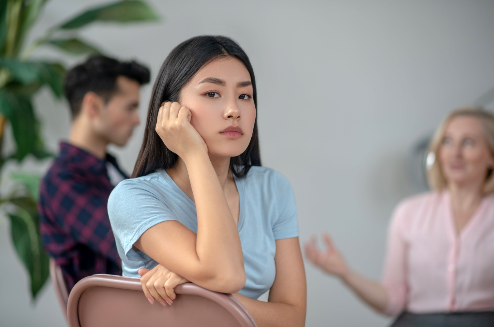 frau will nicht smalltalk machen