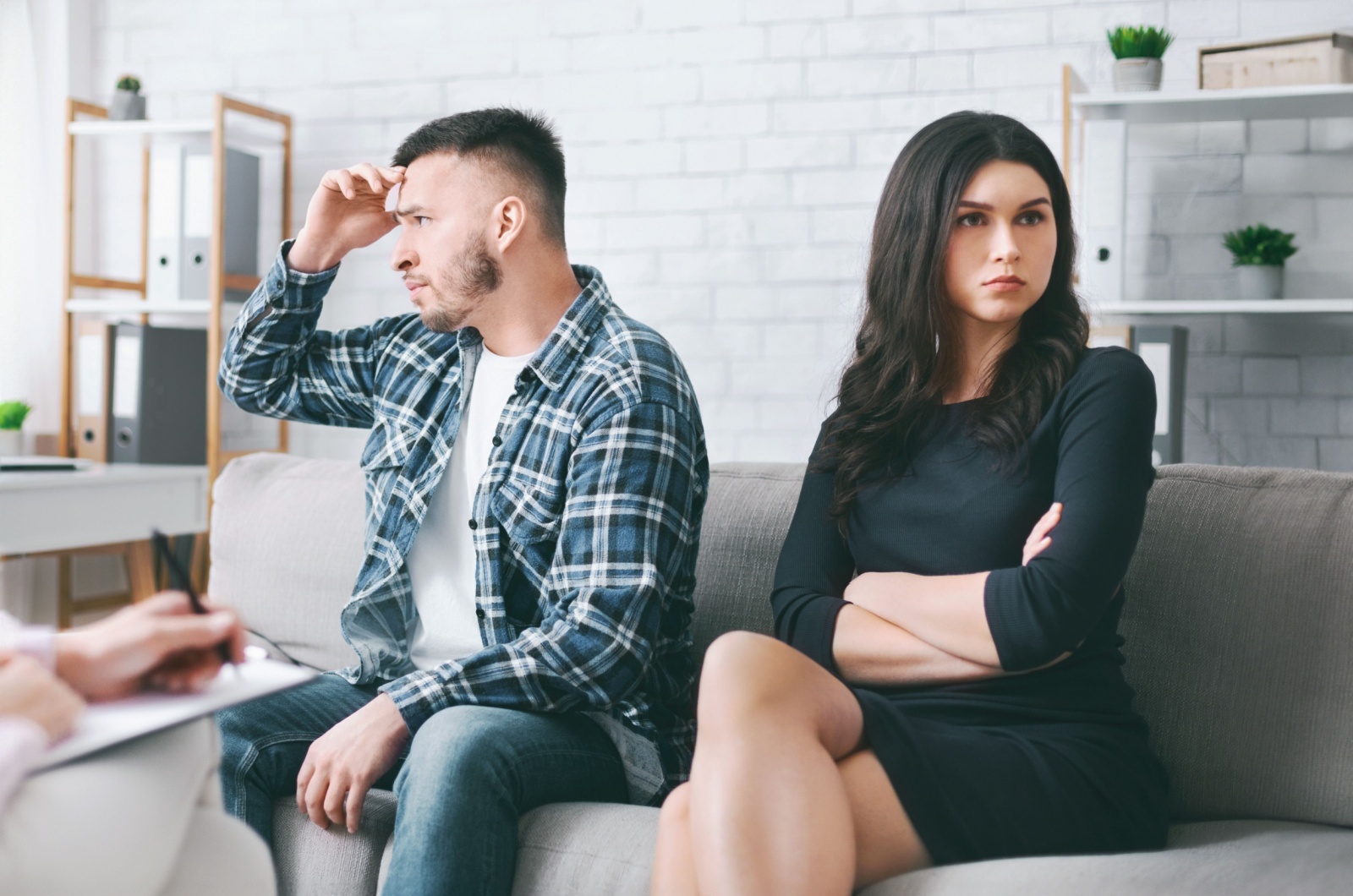 paar hat einen konflikt