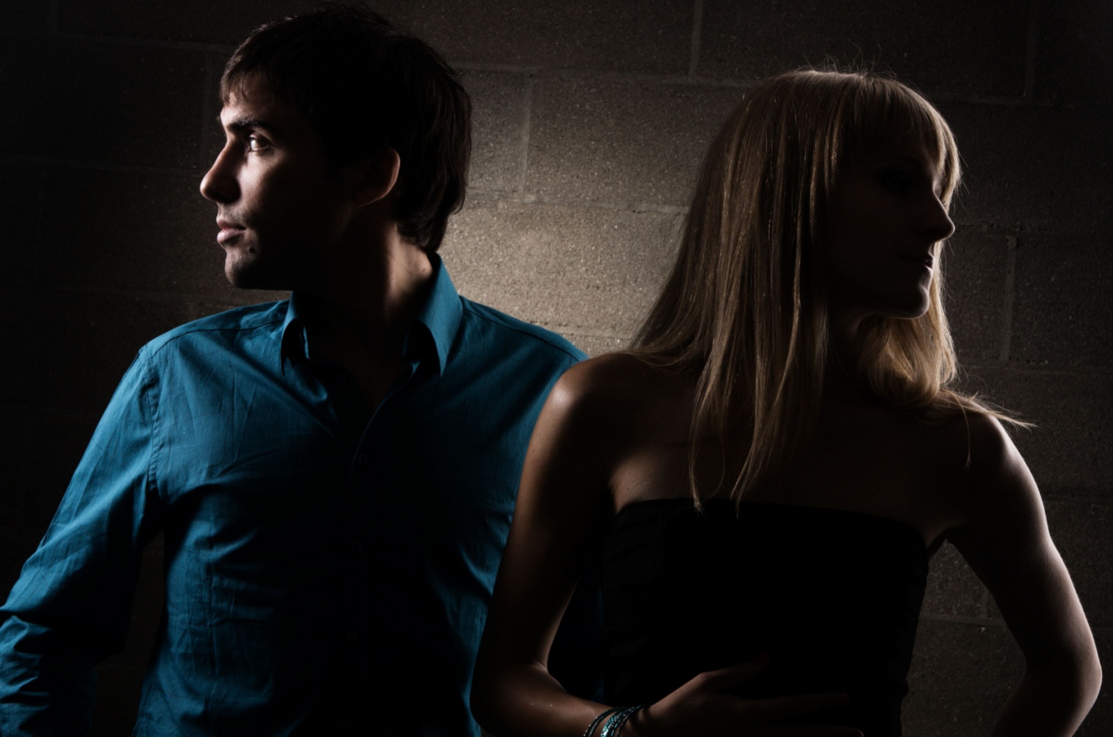 paar hat einen konflikt