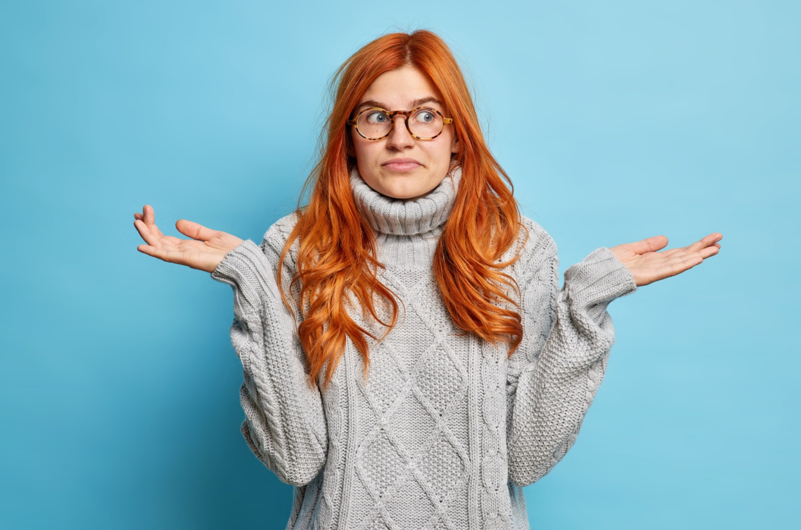 frau nicht beeindruckt