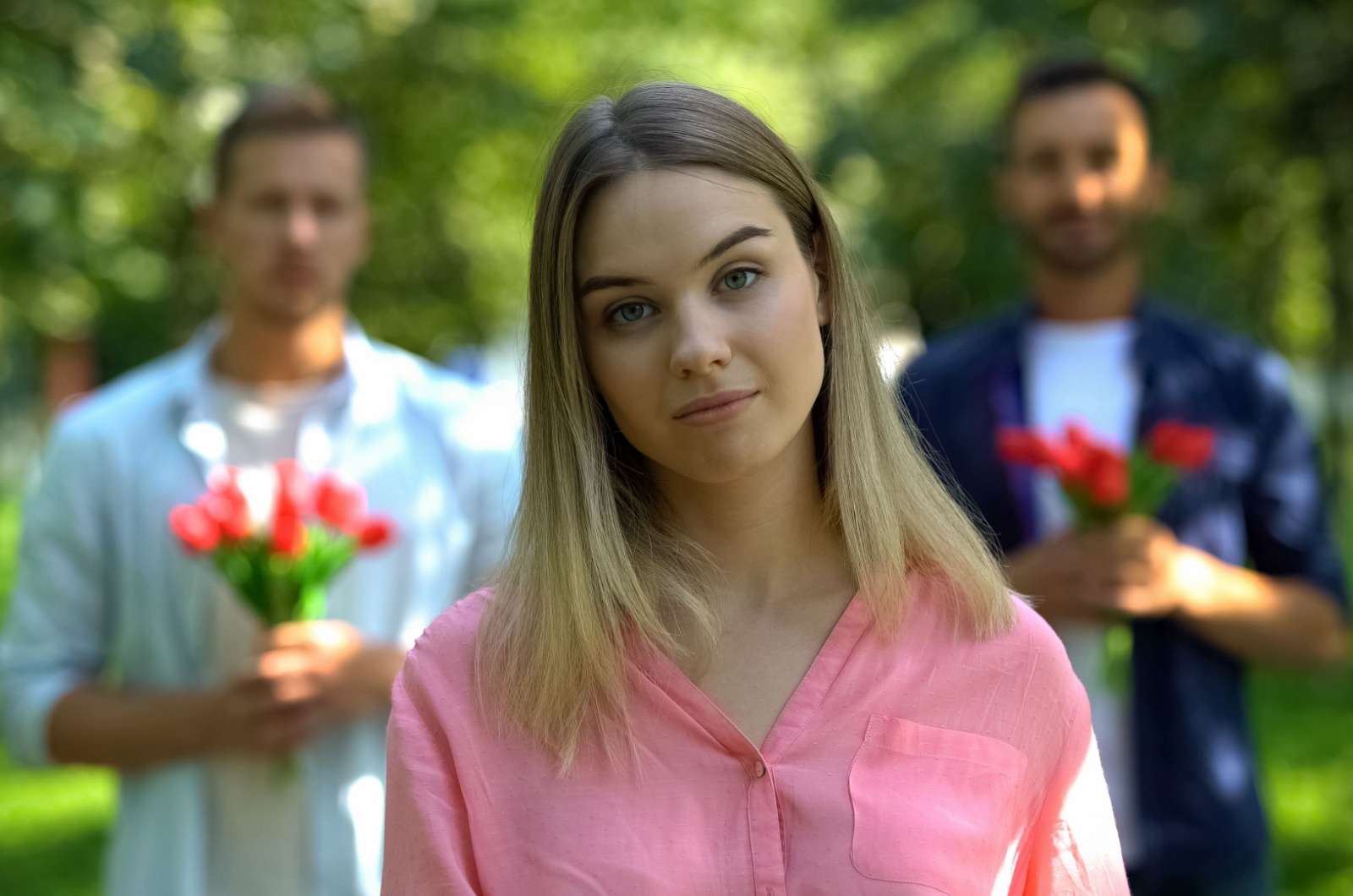 frau mit zwei maennern