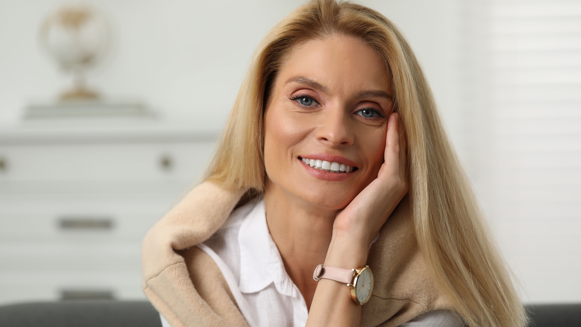 frau fuehlt sich jung