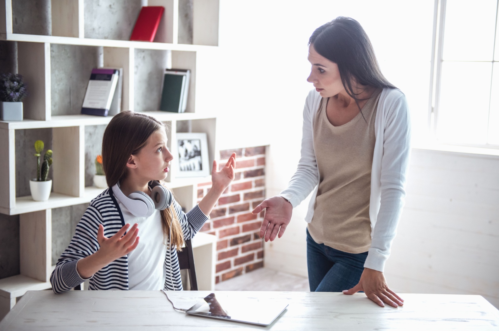 mutter und tochter streiten