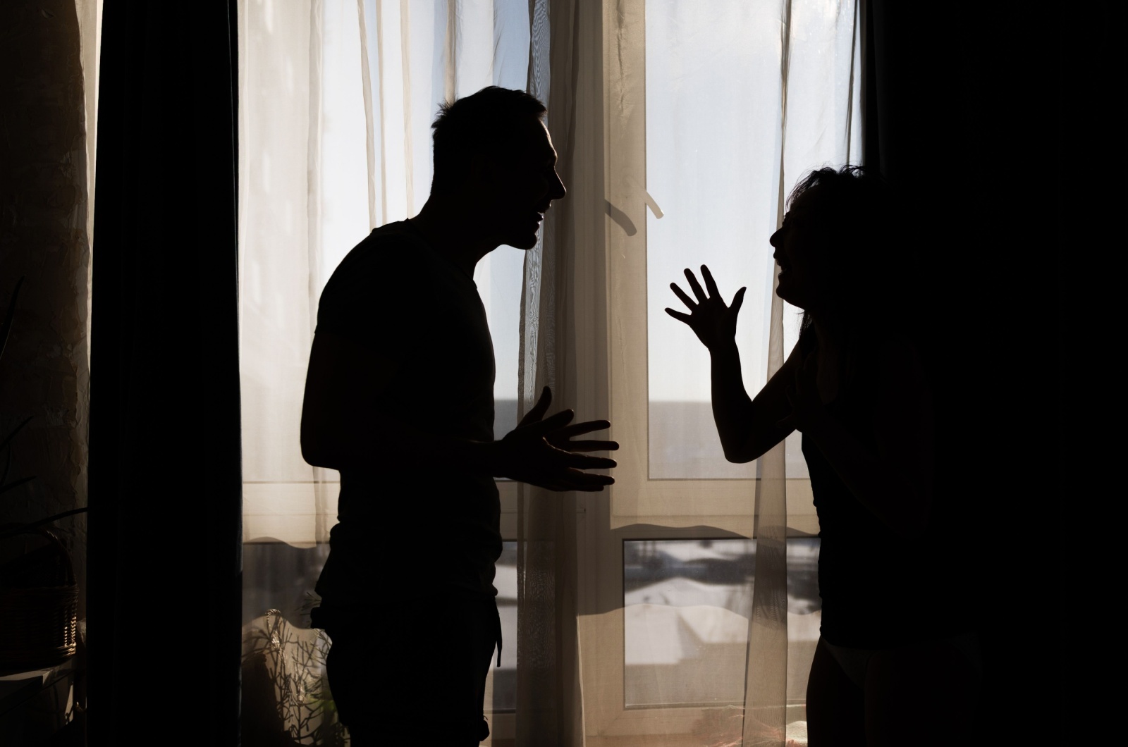 paar hat intensiven streit