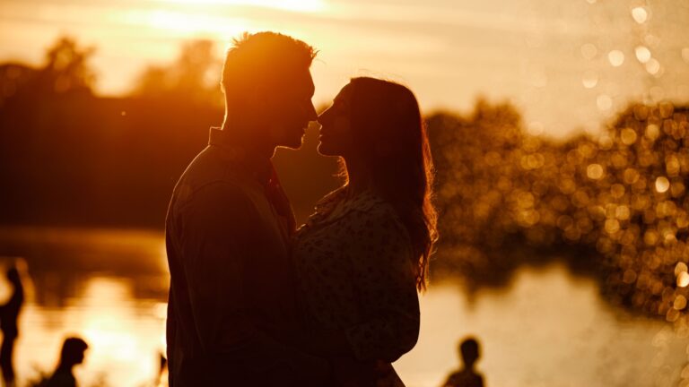 besondere begegnung eines paares